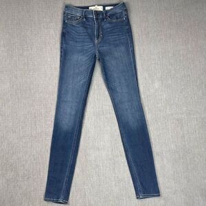 Hollister High Rise Super Skinny Denim Stretch Jeans Junior Women’s Size 3L (26)